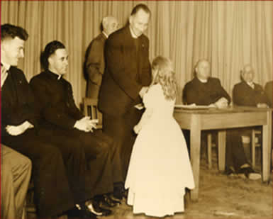 Fr. Patrick Bluitt at his Silver Jubilee in 1958
